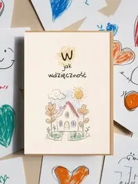 Kartka okolicznościowa W jak wdzięczność - Nadwyraz