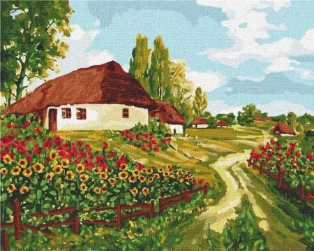 Malowanie po numerach - Ukraińskimi drogami 40x50 - Ideyka