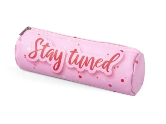 Piórnik saszetka print różowy 7x20cm - MFP