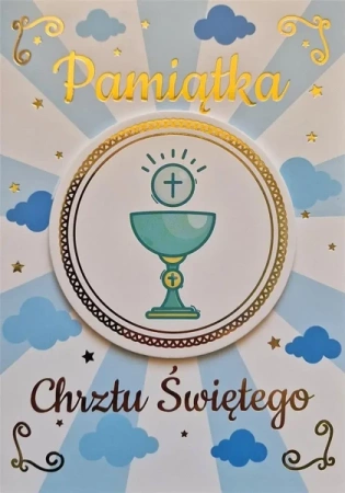 Karnet Chrzest chłopiec - YEKU