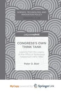 Congress's Own Think Tank - Blair P.