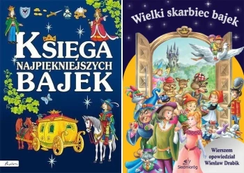 Skarbiec baśni i bajek + Księga najpiękniejszych bajek PAKIET - praca zbiorowa