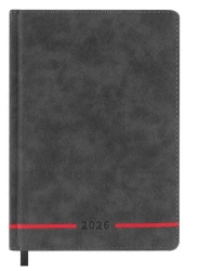 Kalendarz książkowy 2026 A5 czarny EASY - Easy Stationery