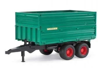 Przyczepa dwuosiowa z podwyższonymi burtami - Bruder