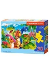 Puzzle 30 Dinosaurs Selfie CASTOR - Castorland