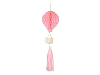 Dekoracja bibułowa Balon różowy - PartyDeco