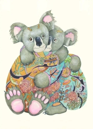 Karnet A118 B6 + koperta Koala - DM Collection