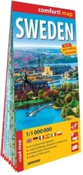 Sweden - road map 1:1 000 000 lam w.2024 - praca zbiorowa