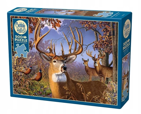 Puzzle Cobble Hill 500 elementów Cobble Hill Puzzle 500 el. Dumny jeleń 625012450553