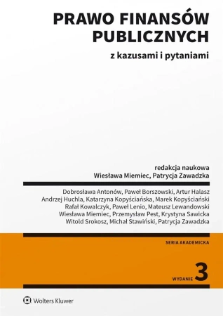 Prawo finansów publicznych z kazusami i pytaniami - red. Wiesława Miemiec, Patrycja Zawadzka