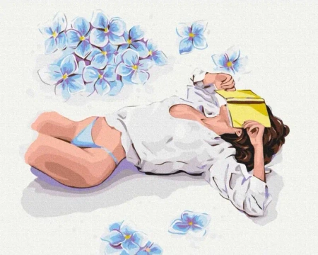 Malowanie po numerach. Przerwa na czytanie - Twoje Hobby