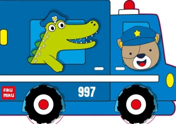 Policja. Kolorowanka z wykrojnika FIKU MIKU - Katarzyna Maćkowiak