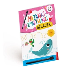 Mazanki-zmazywanki. Kolorowe szlaczki. Ćwiczenia - Anna Borchard