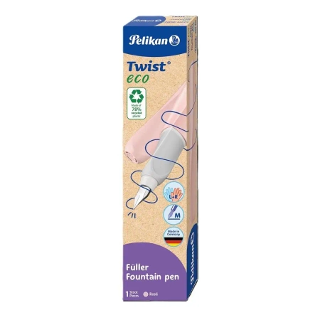 Pióro wieczne Twist Eco M różowe - PELIKAN