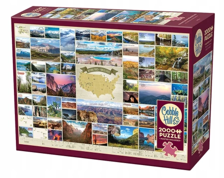 Puzzle Cobble Hill 2000 elementów Cobble Hill Puzzle 2000 el. Parki narodowe w Stanach Zjednoczonych