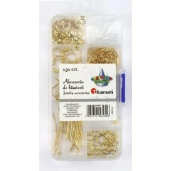 Akcesoria do biżuterii złote 191el - Titanum