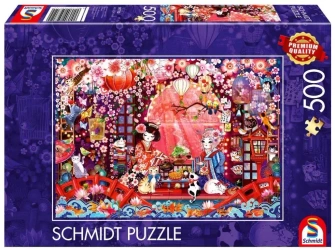 Puzzle PQ 500 Japońska ceremonia picia herbaty G3 - Schmidt
