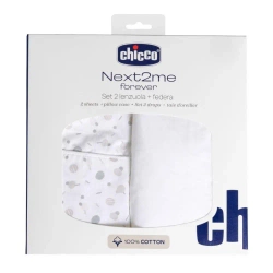 Prześcieradło Next2Me Forever G/D+P confetti - Chicco