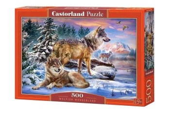 Puzzle 500 Wolfish Wonderland CASTOR - Castorland