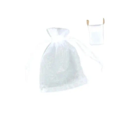 Woreczki organzowe białe 7x10cm 10szt - Penword