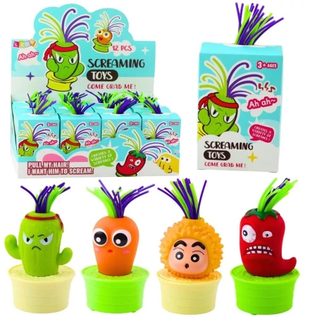 Krzyczące warzywa figurki interaktywne MIX - Leantoys