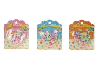 Zestaw koralików do nawlekania z linką MIX - ADAR