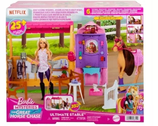 Barbie Stadnina dla Koni Mattel JDN43 Mysteries The Great Horse Chase