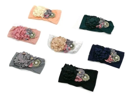 Opaska na włosy materiałowa MIX - ADAR