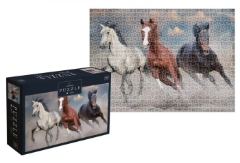 Puzzle 1000 Wild Horses 1 - INTERDRUK