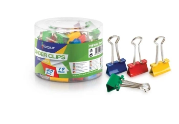 Klipy biurowe 19mm kolorowe 40szt - Alfa Pastello