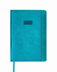 Kalendarz 2026 A5 LUX tygodniowy turkusowy V7 K-A5T L - AVANTI