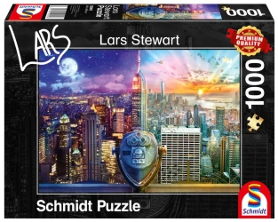 Puzzle 1000 PQ Dzień-Noc Nowy L. Stewart 109965 - Schmidt Puzzle