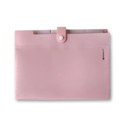 Teczka z przegródkami A4 PP-105 różowa - Penmate