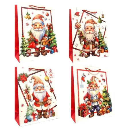 Torebka prezentowa M Boże Narodzenie mix - Ju-Piter