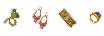 Magnesy dekoracyjne MGN 004 4szt ROSSI