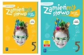 Zamieńmy słowo klasa 5 Podręcznik + zeszyt ćwiczeń WSIP Język polski - praca zbiorowa