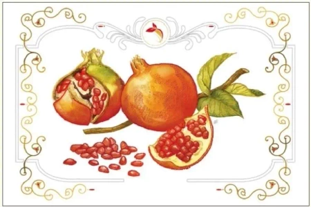Karnet 12x18cm + koperta Granat - DaVinci