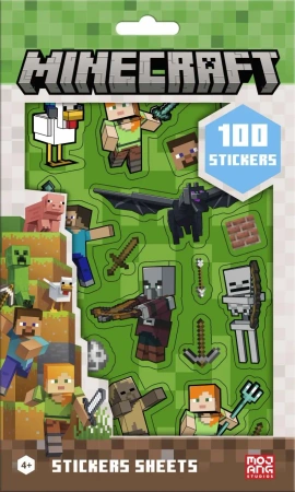 Zestaw naklejek Minecraft  92 szt.MC00039 - Kids Euroswan