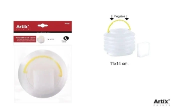 Wiaderko do mycia pędzli z rączką - Artix