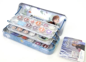 Trzypoziomowe met. etui z kosmetykami Frozen - Markwins