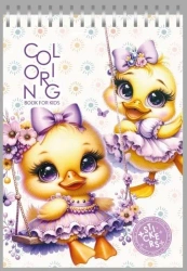 Kolorowanka 148x210 z naklejkami 26obrazków Kaczus - Fresh