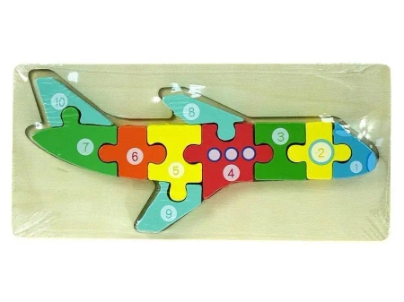 Puzzle drewniane Samolot - ADAR