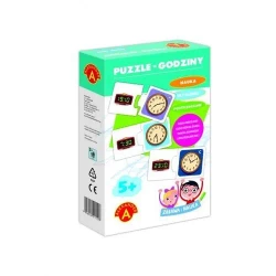 Zabawa i nauka. Puzzle - Godziny - Alexander