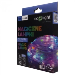 Lampki magiczne 200 LED 1mln kolorów 10m DC5V - Eco Light