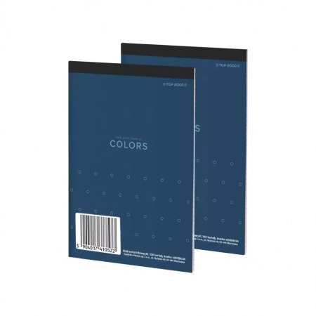 Blok Listowy A7/100k kratka Colors niebieski Top A 10