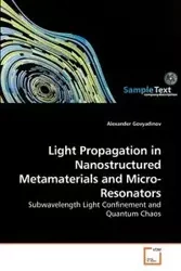 Light Propagation in Nanostructured Metamaterials and Micro-Resonators - Alexander Govyadinov