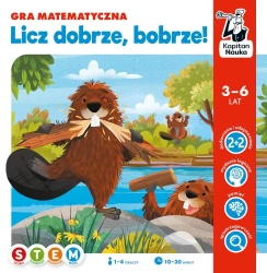 Kapitan nauka. Licz dobrze, bobrze! Gra na liczeni - Jarosław Wójcicki