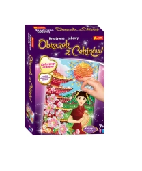 Cekinowy obrazek Kwitnące wiśnie - Ranok-Creative