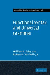 Functional Syntax and Universal Grammar - Foley