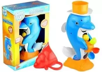 Delfin kołowrotki do wanny, basenu, fontanny - Leantoys
